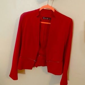 Red suit coat. Never worn.
